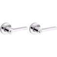 thumbnail image 1 of Baldwin 5260260RENT Contemporary Right Handed Single Cylinder Keyed Entry Door Lever Set -, 1 of 7
