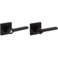 thumbnail image 1 of Baldwin 5285190LENT Contemporary Left Handed Single Cylinder Keyed Entry Door Lever Set -, 1 of 7