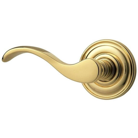 Baldwin 5455V.Ldm 5455V Left Handed Non-Turning One-Sided Dummy Door Lever - Brass