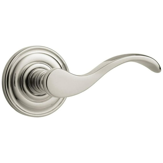 Baldwin 5455V055RDM 5455V Right Handed Non-Turning One-Sided Dummy Door Lever - Nickel