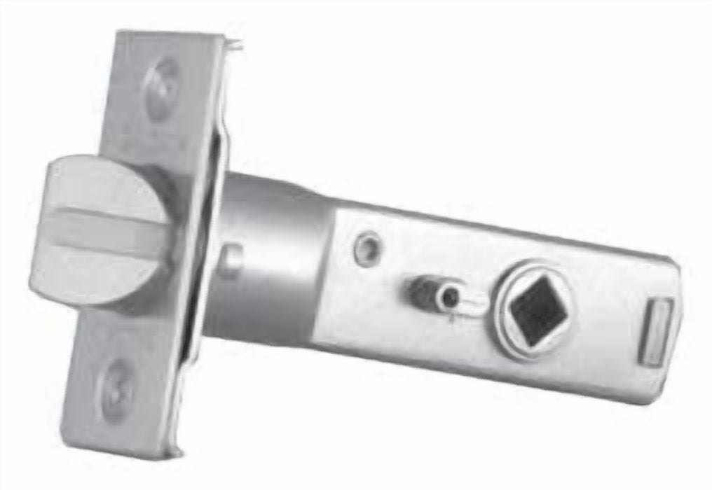 Baldwin 5510260 2.37 in. Door Latches Passage Door Knob Latch for Backset, Polished Chrome