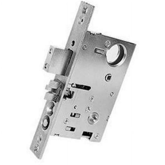 Baldwin 6320150LRLS 2.5 in. Satin Nickel Mortise Lock Left Hand Reverse Lever Strength Entrance with Backset