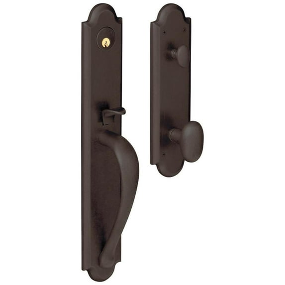 Baldwin 6402112FD Boulder Full Handleset, Venetian Bronze