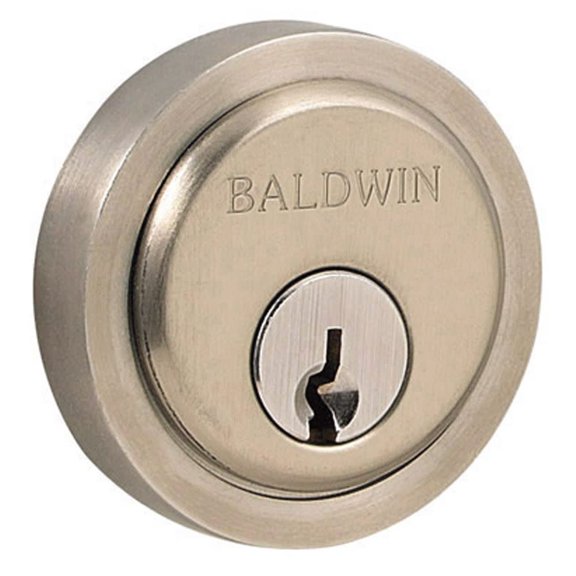 Baldwin 6738056 Satin Nickel Round Cylinder Collar