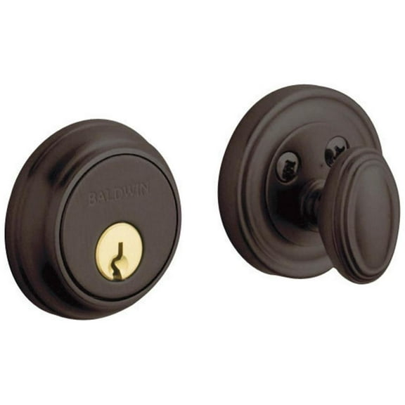 Baldwin 8031112 Traditional Deadbolt, Venetian Bronze