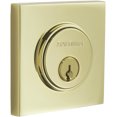 thumbnail image 1 of Baldwin 8220 Contemporary Square Single Cylinder Deadbolt - Brass, 1 of 7