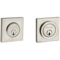 thumbnail image 1 of Baldwin 8221 Santa Monica Contemporary Square Double Cylinder Deadbolt - Nickel, 1 of 7
