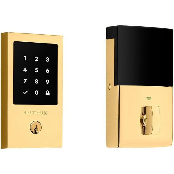 Baldwin 8225 Touchscreen Minneapolis Standalone Deadbolt - Brass