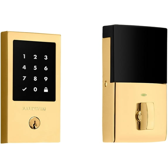 Baldwin 8225 Touchscreen Minneapolis Standalone Deadbolt - Brass