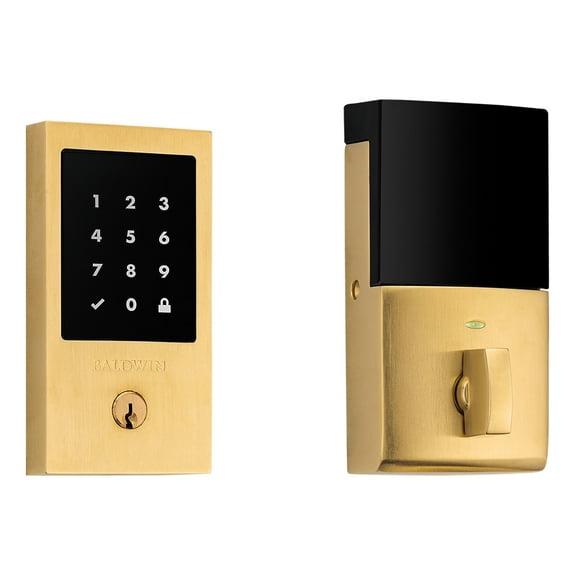 Baldwin 8225 Touchscreen Minneapolis Standalone Deadbolt - Brass