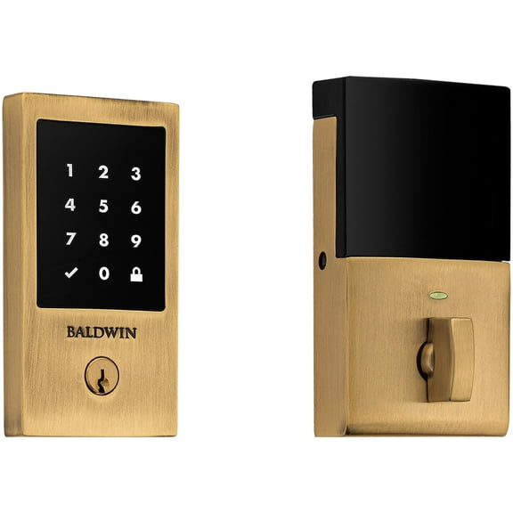 Open Box Baldwin 8225 Touchscreen Minneapolis Standalone Deadbolt - Brown