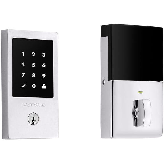 Baldwin 8225 Touchscreen Minneapolis Standalone Deadbolt - Chrome