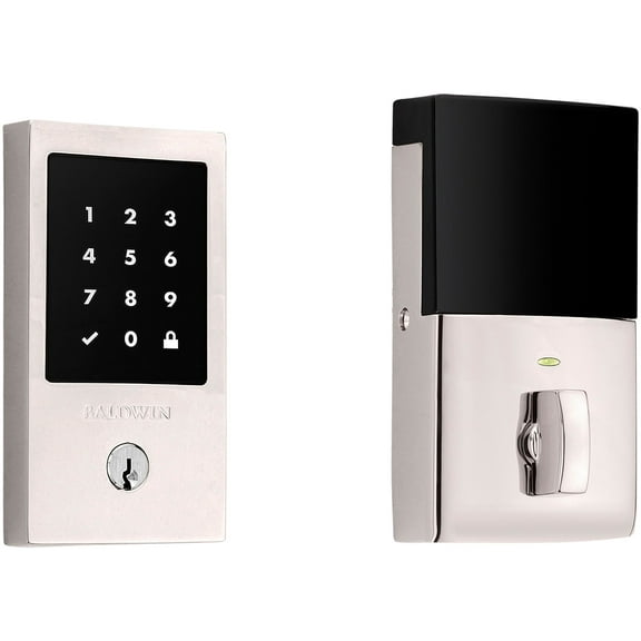 Baldwin 8225 Touchscreen Minneapolis Standalone Deadbolt - Nickel