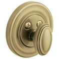 thumbnail image 1 of Baldwin 8231.Pat Traditional Patio One-Sided Deadbolt From The Estate Series - Brass, 1 of 1
