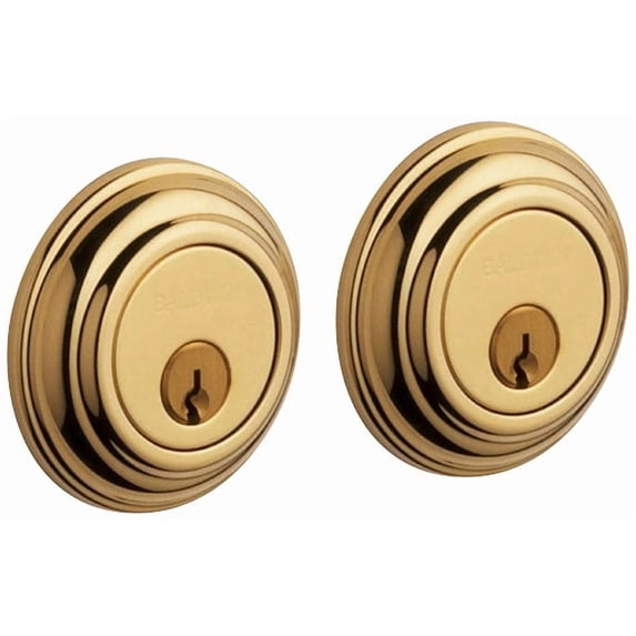 Baldwin 8232003 Traditional Style Double Cylinder Deadbolt - Brass