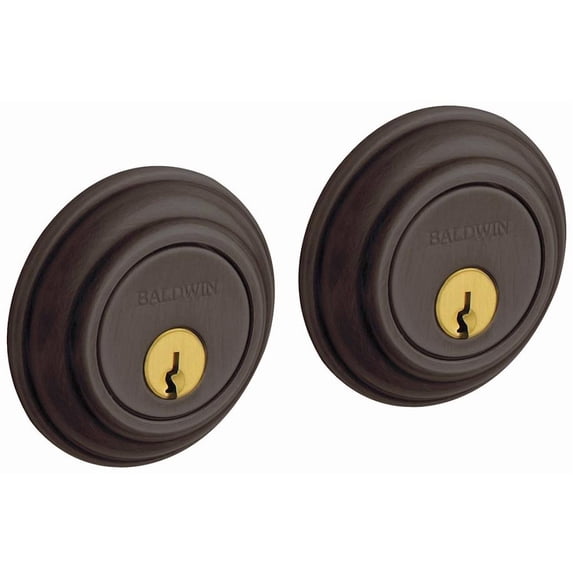 Baldwin 8232112 Traditional Style Double Cylinder Deadbolt - Bronze