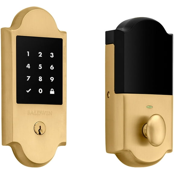 Baldwin 8235 Touchscreen Boulder Standalone Deadbolt - Brass