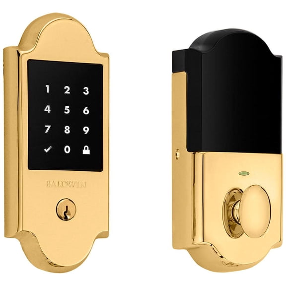 Baldwin 8235.Zw Touchscreen Boulder Z-Wave Deadbolt - Brass