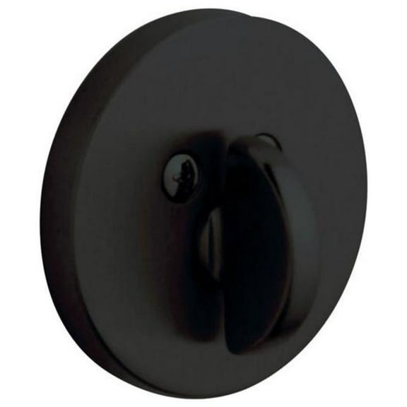 Baldwin 8241190PAT Contemporary One-Sided Deadbolt - Satin Black