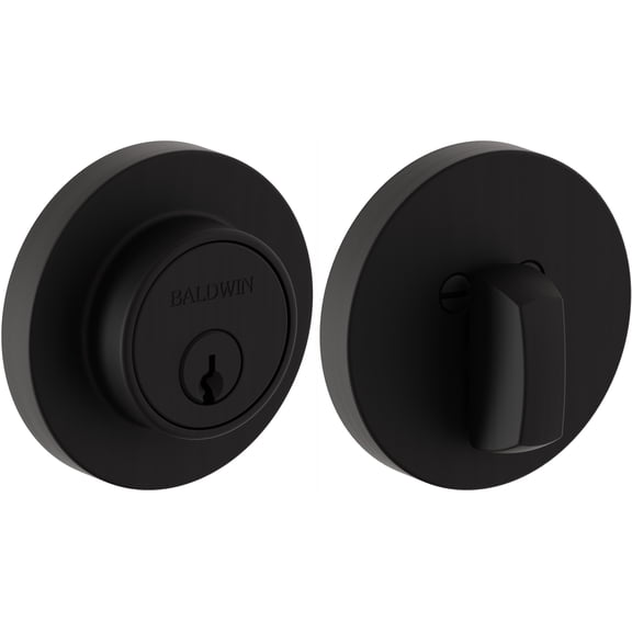 Baldwin 8244LL190BT Gramercy Round Level Deadbolt - Black