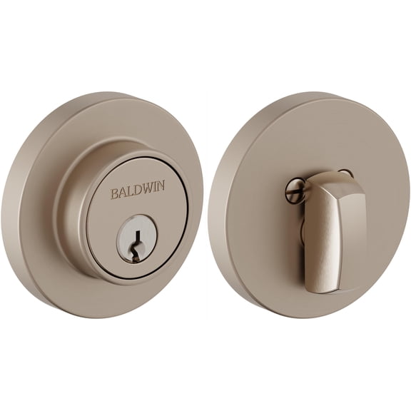 Baldwin 8244LL056WBT Gramercy Round Level Deadbolt - Nickel