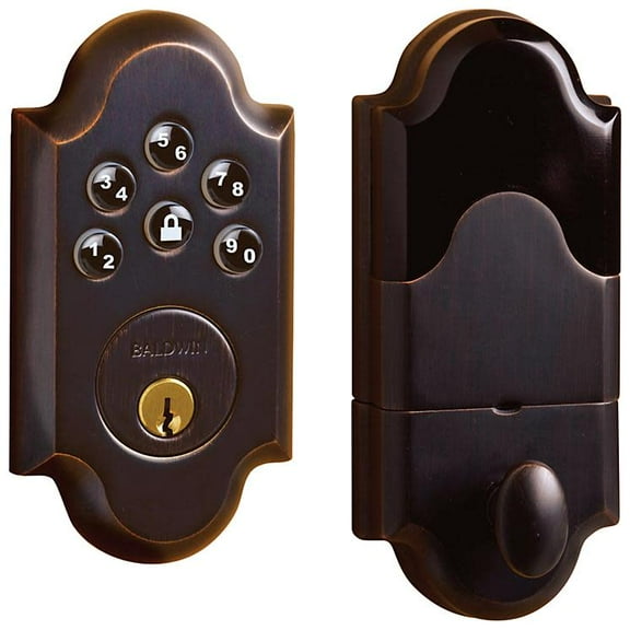 Baldwin 8252.Ac3 Boulder Electronic Keypad Single Cylinder Deadbolt - Bronze