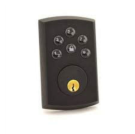 Soho Satin Black Keyless Electronic Deadbolt