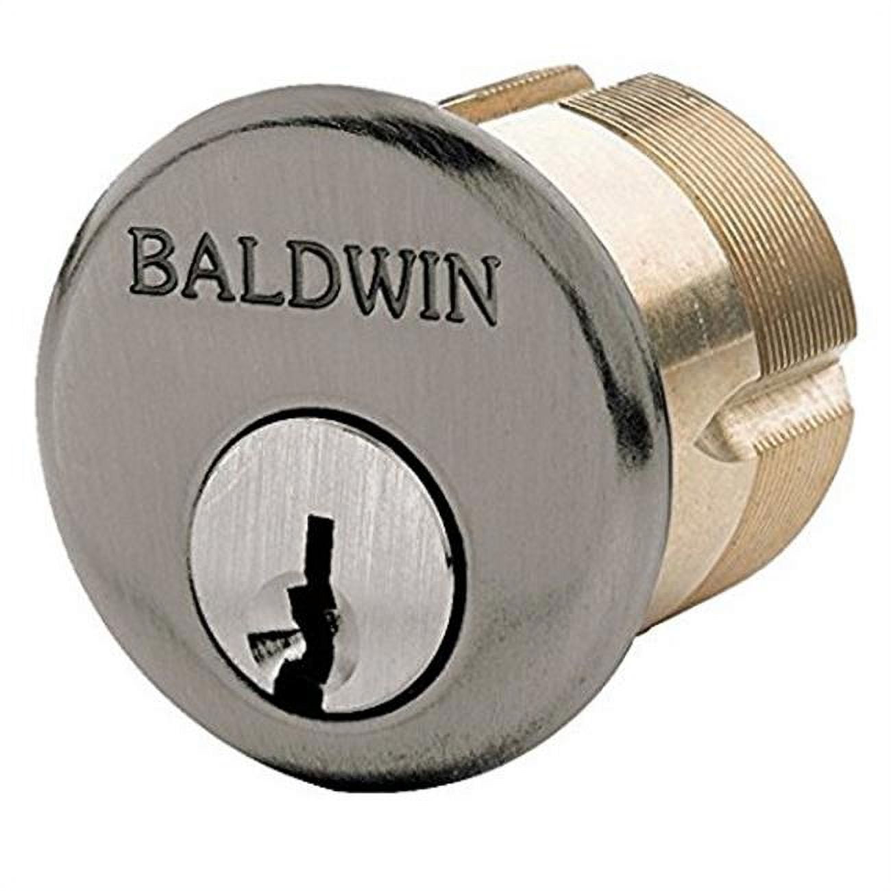 Baldwin 8326152 Mortise Cylinder C Keyway for 1.62 in. Thick Doors#44;  Matte Antique Nickel