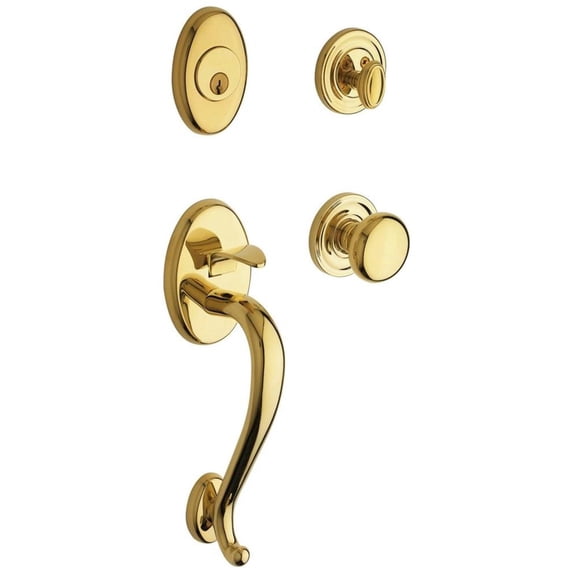 Baldwin Logan Dummy Handleset with Classic Interior Knob