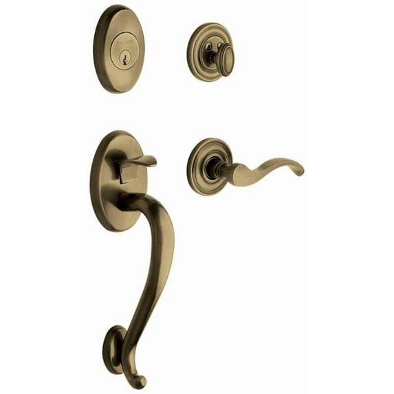 Baldwin 85315050RENT Logan Right Handed Sectional Single Cylinder Keyed Entry Handleset -