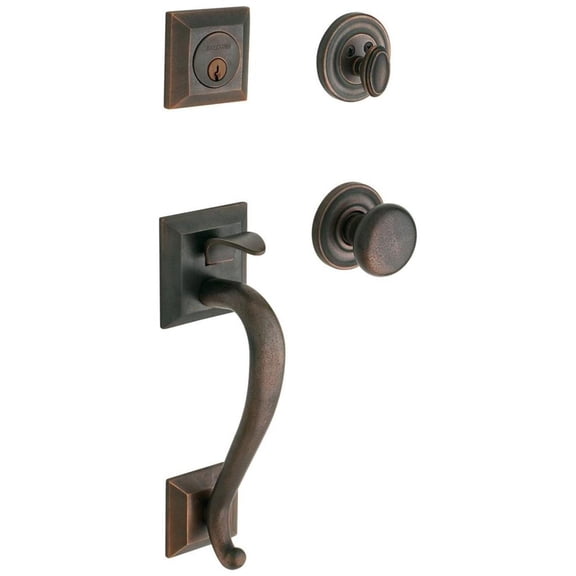 Baldwin 85320402ENTR Madison Sectional Single Cylinder Keyed Entry Handleset - Bronze