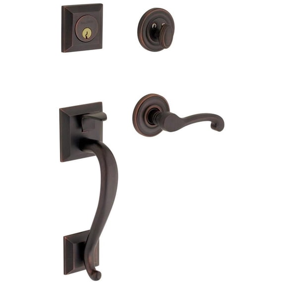 Baldwin 85320102LFD Madison Sectional Trim, Oil-Rubbed Bronze