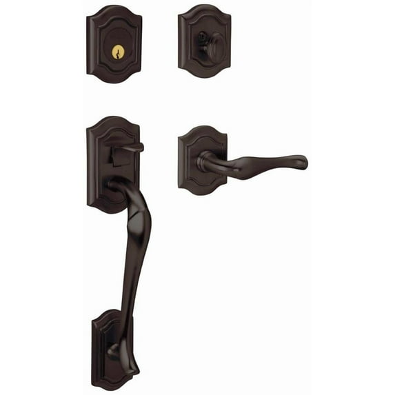 Baldwin 85327112RFD Right Handed Bethpage Full Dummy Sectional Handleset - Bronze