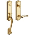 thumbnail image 1 of Baldwin 85337003RENT Right Handed Bethpage Escutcheon Single Cylinder Handleset - Brass, 1 of 2