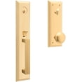 thumbnail image 1 of Baldwin 85342044ENTR Tremont Full Plate Single Cylinder Keyed Entry Handleset - Brass, 1 of 7