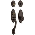 thumbnail image 1 of Baldwin 853451122ENT Landon Sectional Single Cylinder Keyed Entry Handleset - Bronze, 1 of 7