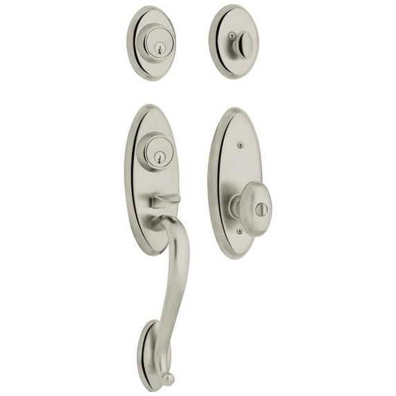 Baldwin Landon Single Cylinder Handleset with Interior Knob