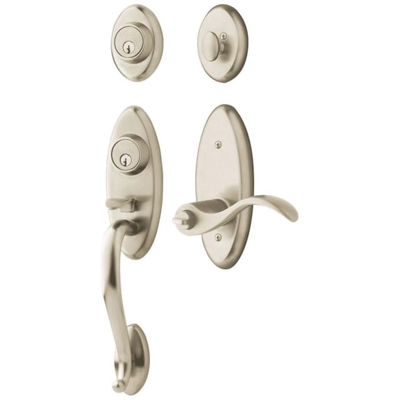 Baldwin 853450562LH Landon Single Cylinder Two Point Handleset - Nickel