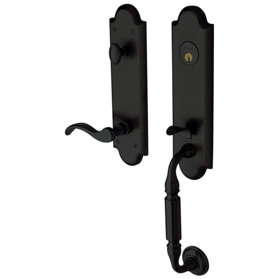 Baldwin 85350190LENT Manchester Left Handed One Piece Single Cylinder Keyed Entry