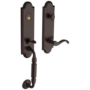 Baldwin 85350 112 Manchester Single Cylinder Entry Door Handle Set