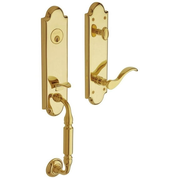 Baldwin 85350003RFD Right Handed Manchester Dummy Set Handleset - Brass