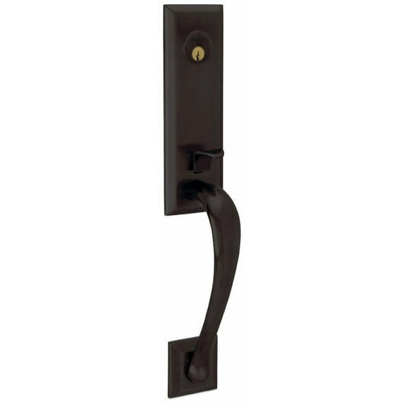 Baldwin 85352.Rent Right Handed Cody Single Cylinder Handleset - Bronze