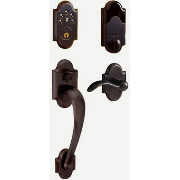 Baldwin 85353.Aclh Boulder Lower Half Handleset - Lifetime Graphite Nickel