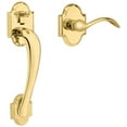 thumbnail image 1 of Baldwin 85353003ACLH Boulder Left Handed Lower Portion Handleset - Lifetime Polished Brass, 1 of 2