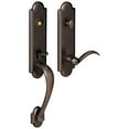 thumbnail image 1 of Baldwin 85354402RENT Right Handed Boulder Single Cylinder Sectional Handleset - Bronze, 1 of 7