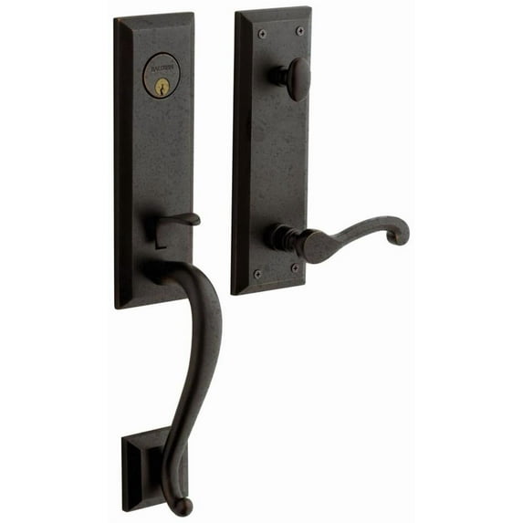 Baldwin 85355402RENT Stonegate Right Handed One Piece Single Cylinder Keyed Entry