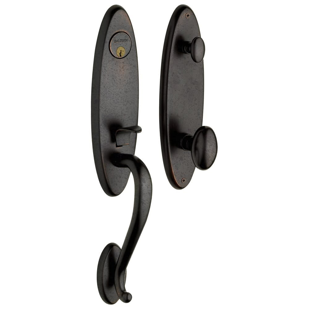 Blakely Distressed Oil Rubbed Bronze Single Cylinder Handleset