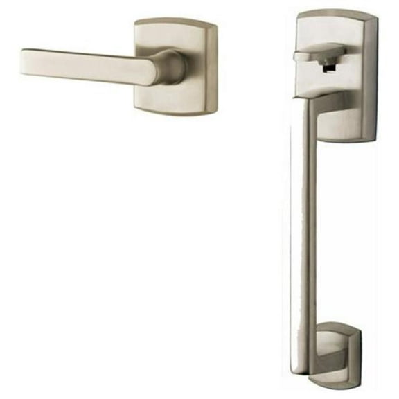 Baldwin 85386.Acrh Soho Sectional Entry Handle Set Kit - Nickel