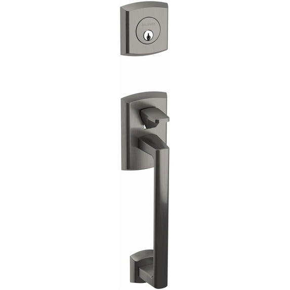 Baldwin 85386.Rent Soho Right Handed Sectional Single Cylinder Keyed Entry Handleset -