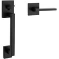 thumbnail image 1 of Baldwin 85390.Aclh Minneapolis Left Handed Sectional Handleset - Black, 1 of 5